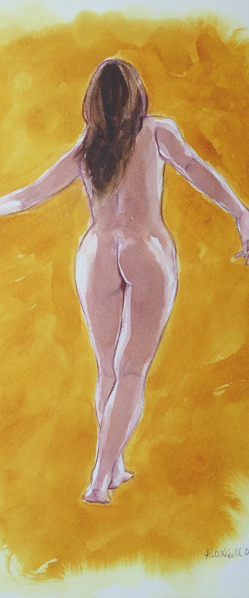 Standing female nude by Rory O’Neill