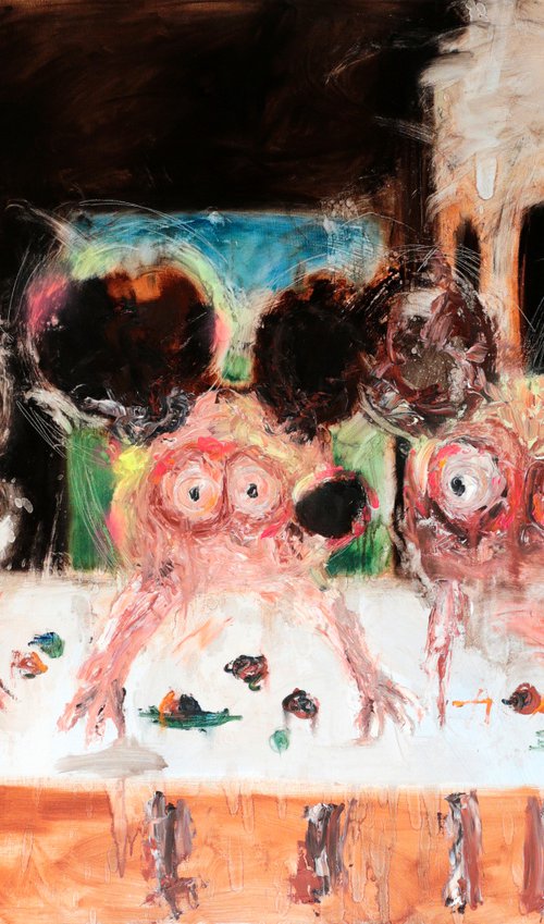 530 years after Leonardo da Vinci's Last Supper by Alexander Moldavanov