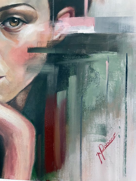 The girl with the Rose