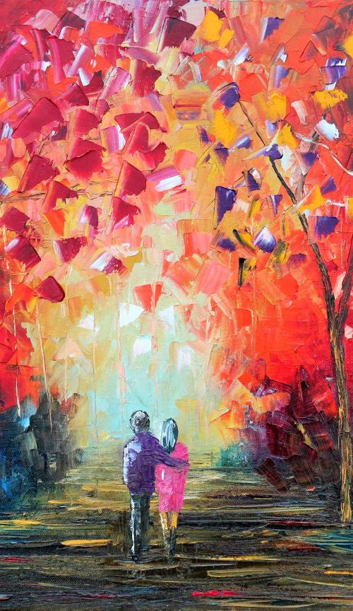 A Romantic Walk by Galina Zimmatore