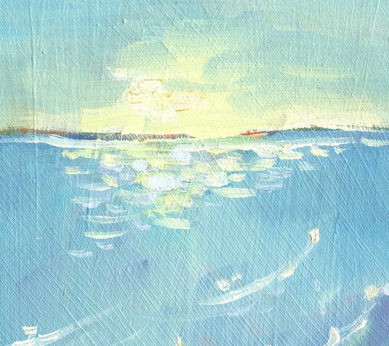 Small Painting - Gentle Sea