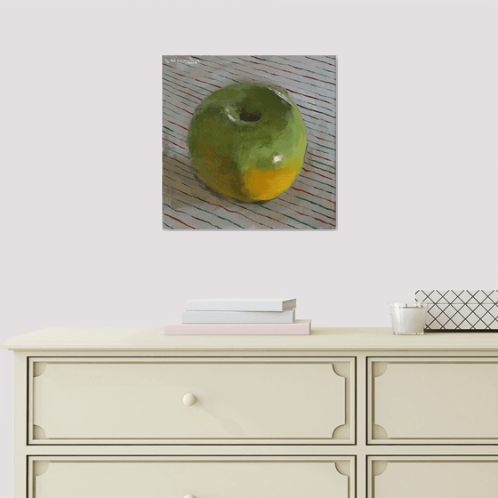 Portrait of an apple