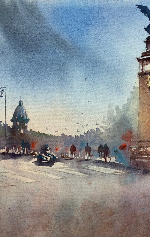 Walking in Rome. by Evgenia Panova