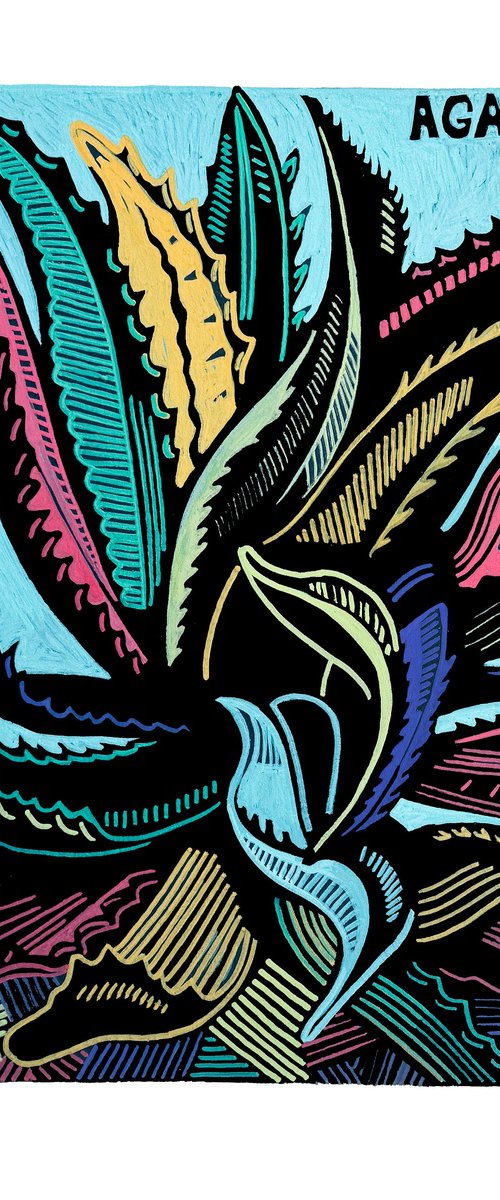 Rainbow Agave by Laurel Macdonald