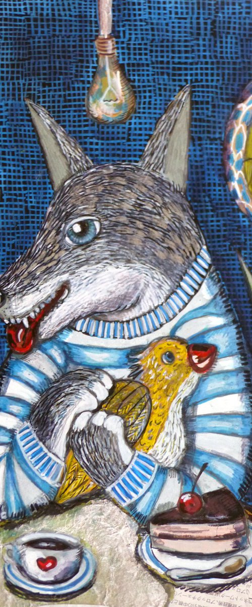 Philosopher's Evening by Elizabeth Vlasova