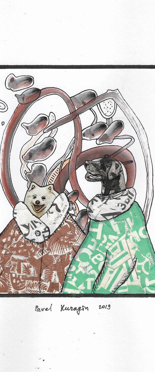 Aristocratic dogs #3 by Pavel Kuragin