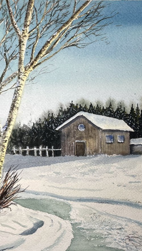 Winter Scape. by Erkin Yılmaz