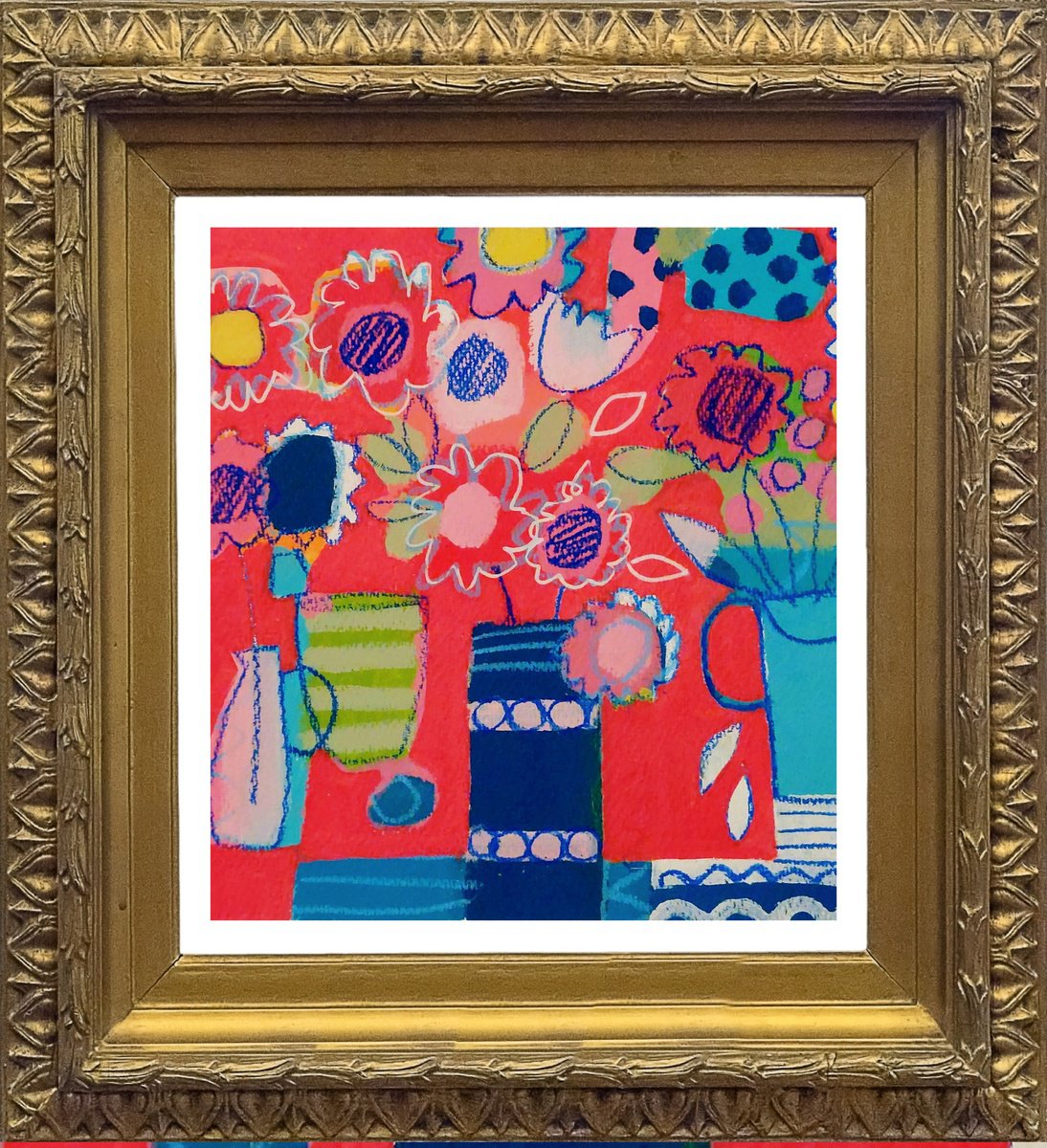 A Red Still Life Iii By Jan Rippingham, 12 X 13, Artwork For Sale On Artfinder