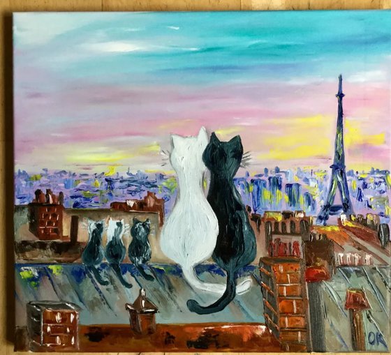 Cats in Paris.