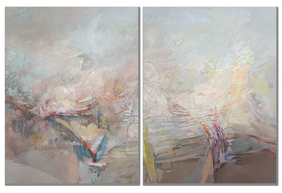 Northern flight ( diptych )