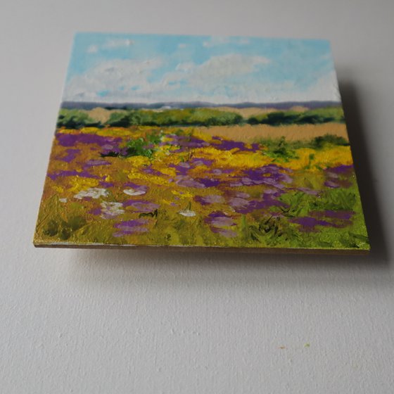 Wildflowers, Tiny Framed Art