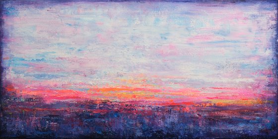 Abstract Sunset Landscape IX