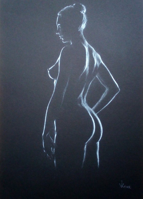 Nude noir #250 (21X29)cm