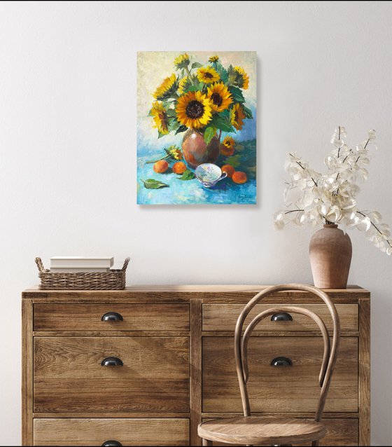 Golden Sunflower Bouquet