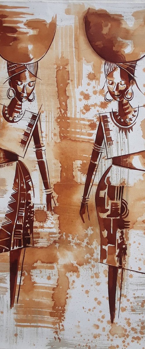 Twin sisters, sisterhood by Alex Mensah