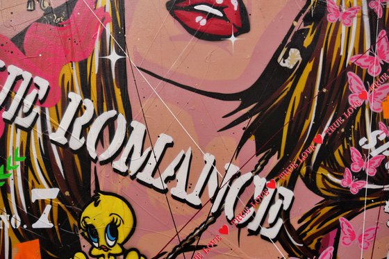 Candy Princess 140cm x 100cm Beauty Queen Textured Urban Pop Art