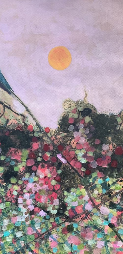 In the bushes by Gwendolyn Fleming