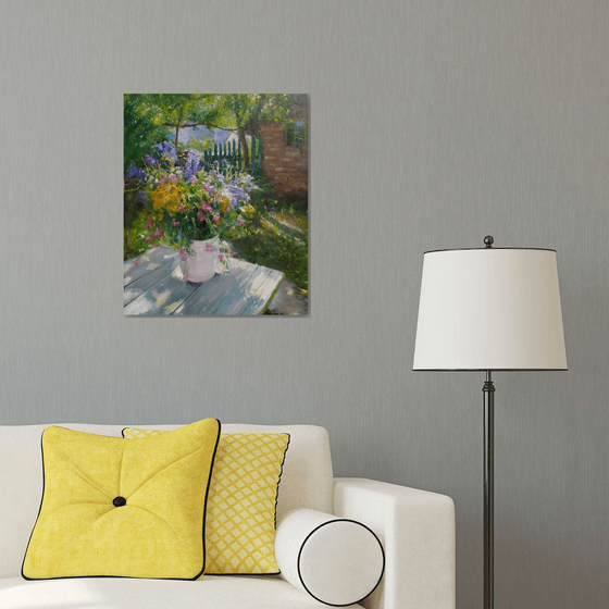 Wildflowers in a vase