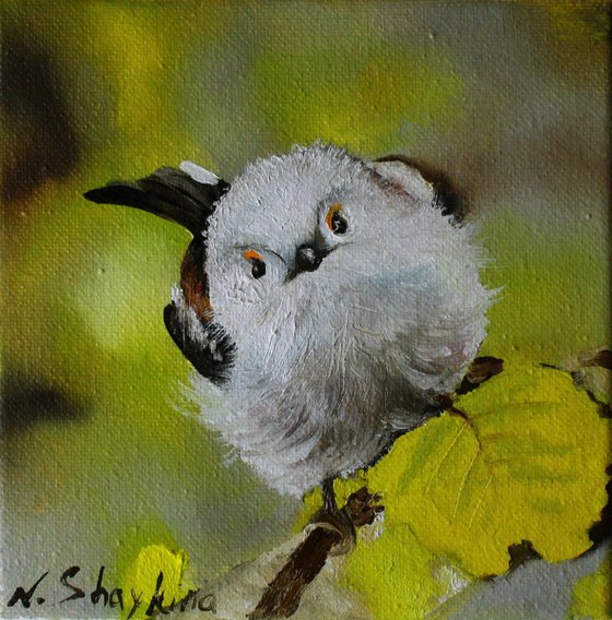 White bird Painting on Canvas