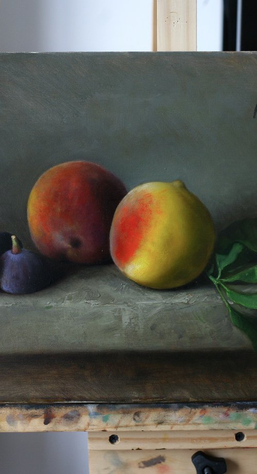 peaches and figs by Davit Davtyan