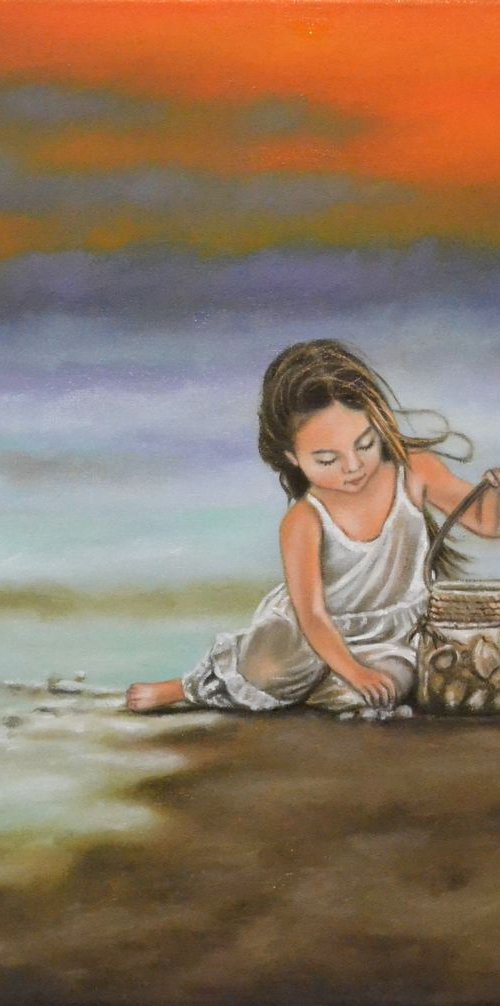 "Collecting the shells" by Monika Rembowska