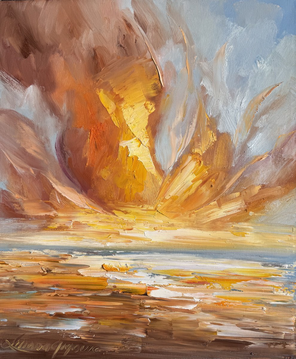 Heatwave Glow, By Liliana Gigovic, 20 X 24, Artwork For Sale On Artfinder