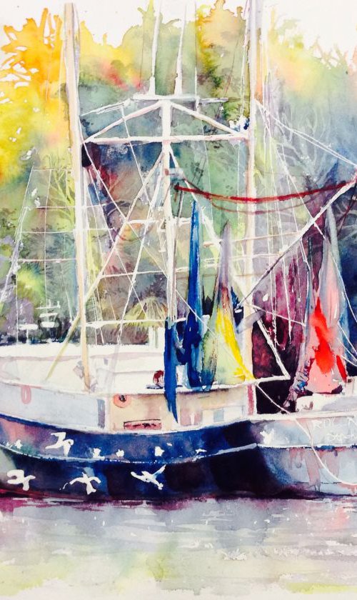 Shrimp Boat by Yoshiko Murdick