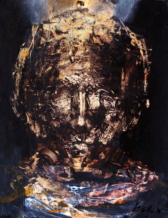 HUMAN FACE EXPRESSIVITY TRAVELER ONIRIC SPIRITUAL MASTERPIECE BY OVIDIU KLOSKA ABOUT ESCAPE FROM MUNDANE WORLD, 2015