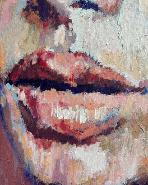 STILL IN MOTION ACRYLIC ON CANVAS 150x150cm