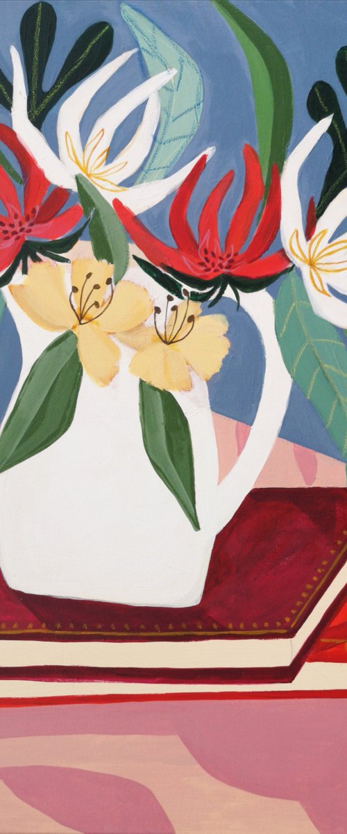 Flowers and Books II by Marisa Añón