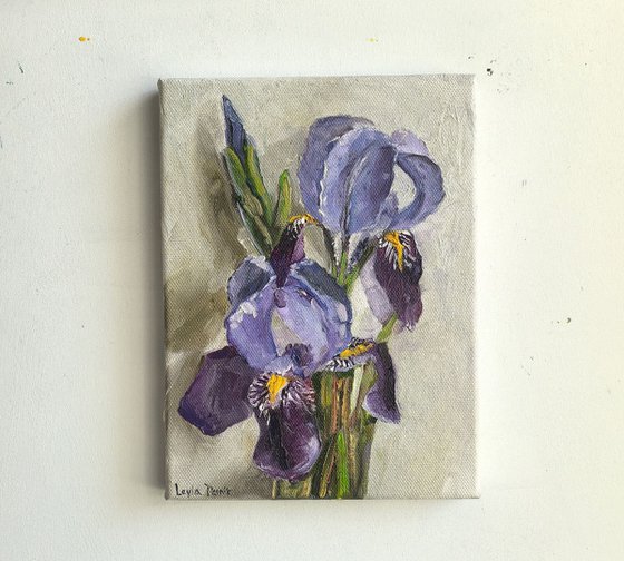 Purple irises