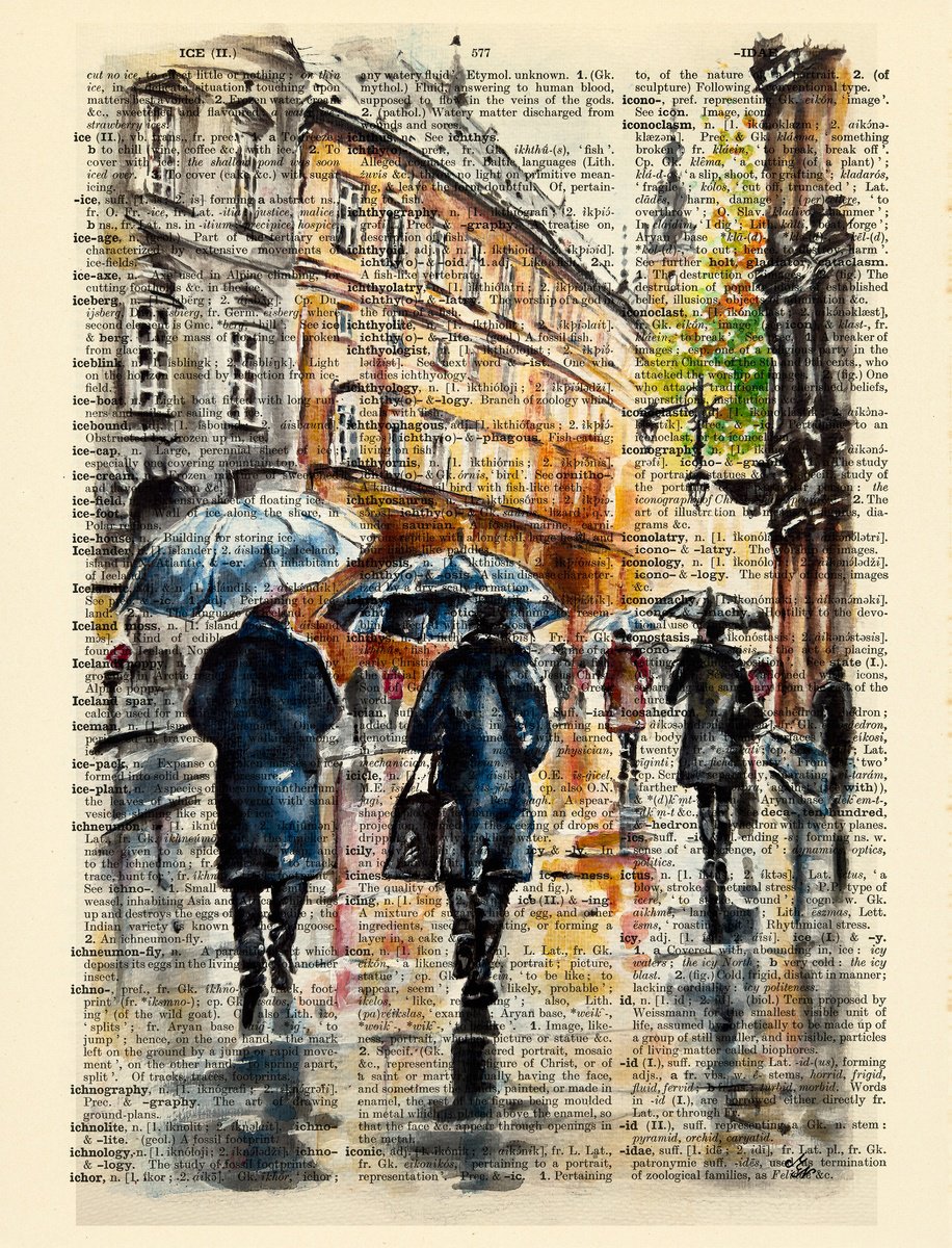 Rainy Day in Krakow by Misty Lady - M. Nierobisz