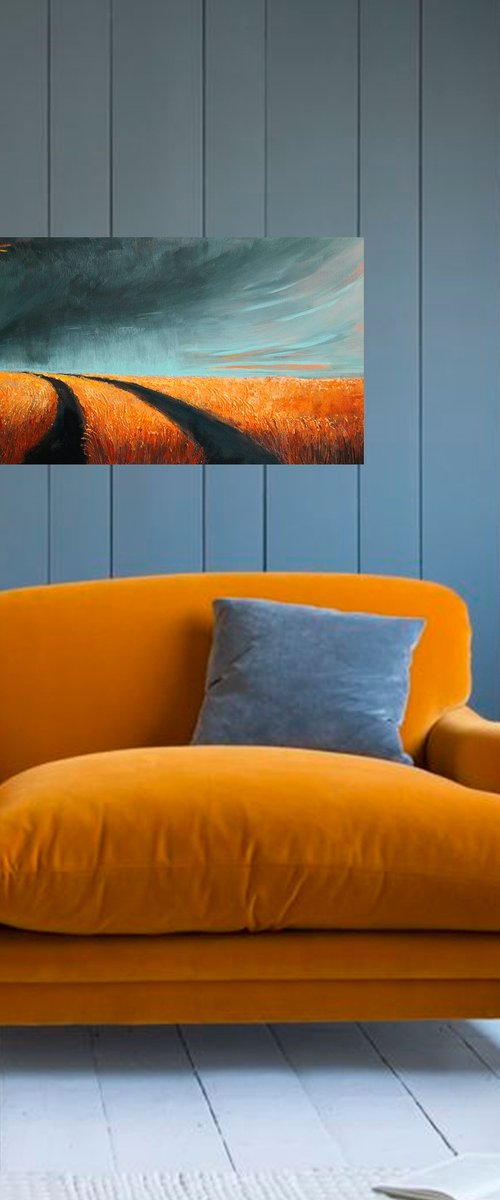 Still standing -  Fields and Colors Series by Danijela Dan