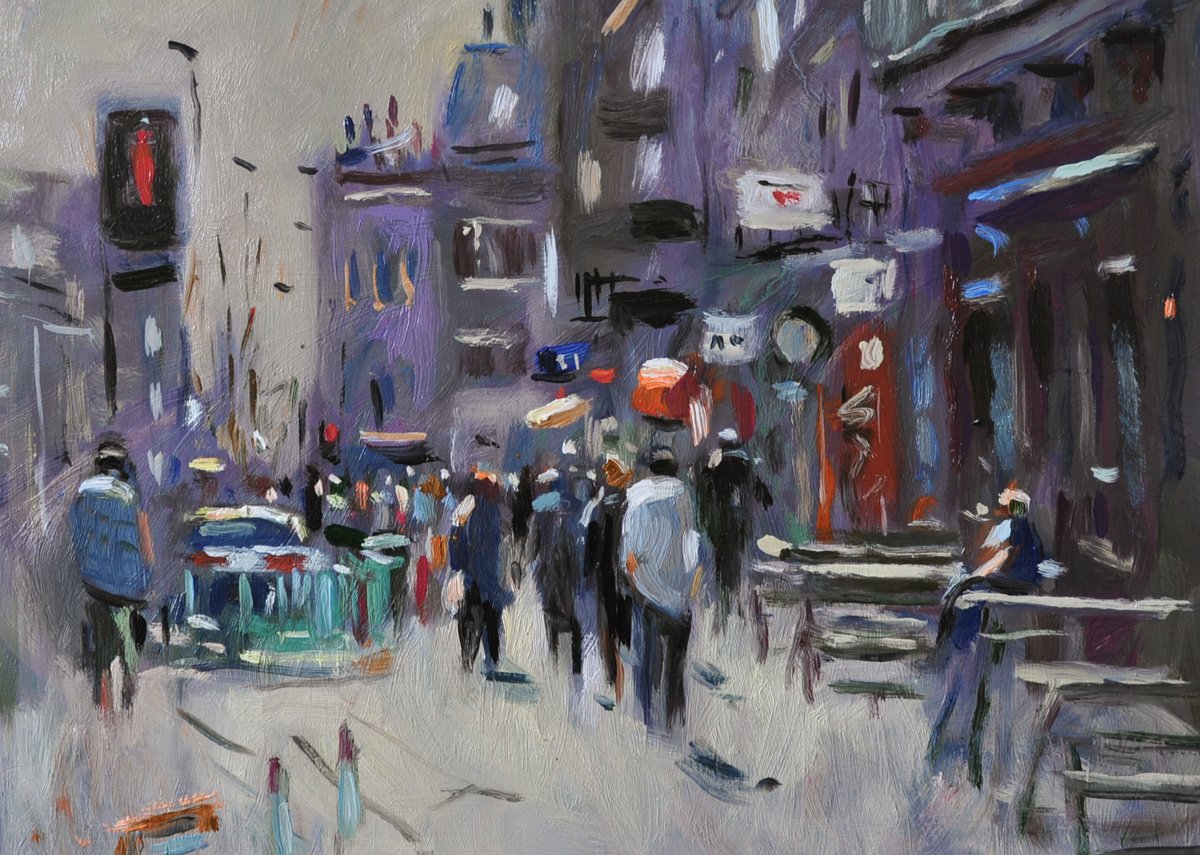 Hill In Brighton By Andre Pallat, 21 X 17, Artwork For Sale On Artfinder