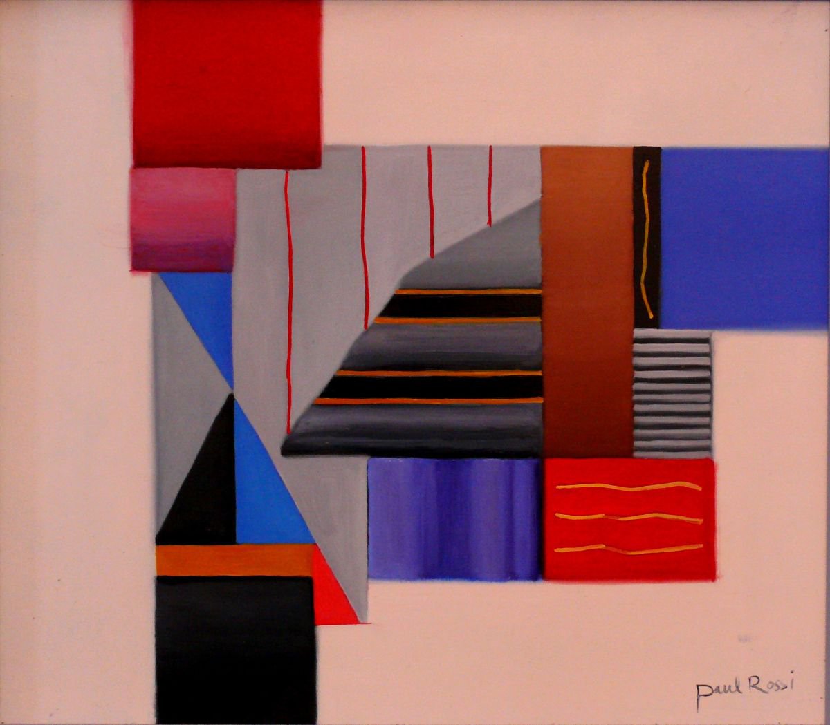 Abstract Construction XVIII by Paul Rossi