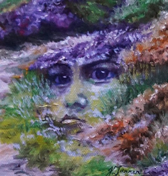 Pareidolia in Horcum in Purple 20x16 £260