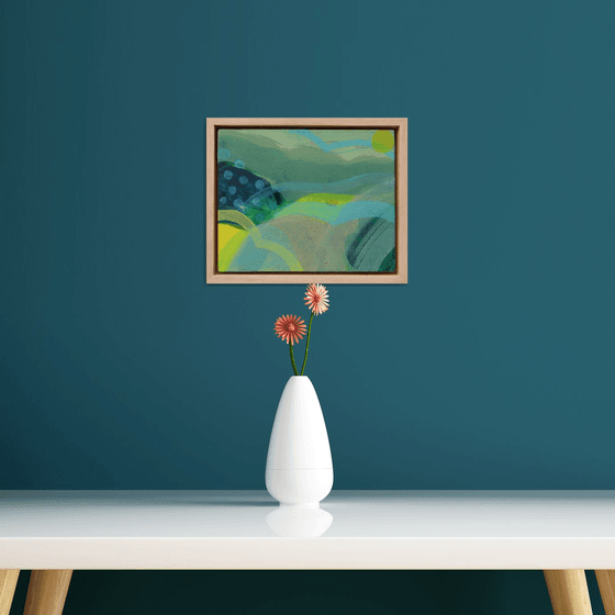 Blue Spotty Landscape