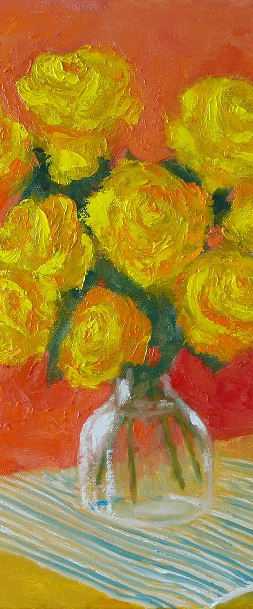 Golden Roses by Juri Semjonov