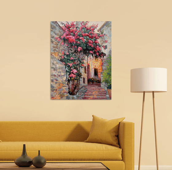 "Evening courtyard "