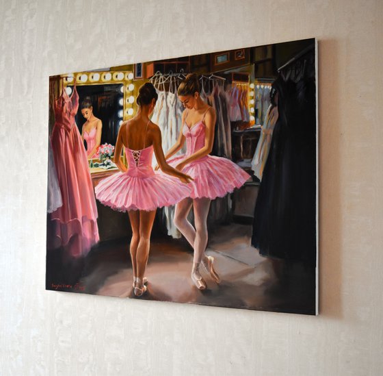 The dressing room