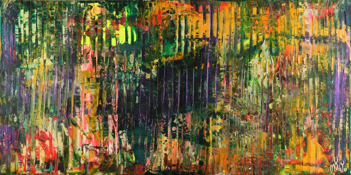 A Color Equation 7 By Nestor Toro, 48 X 24, Artwork For Sale On Artfinder