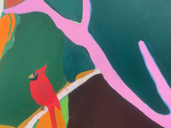 Mr. Cardinal Singing The Warm Weather Song