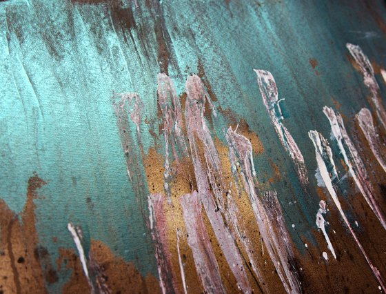 Moorland Pond with Flowers