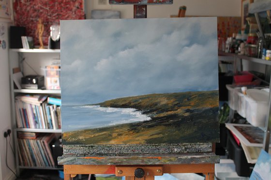 Changing Coastal Light, Irish Landscape