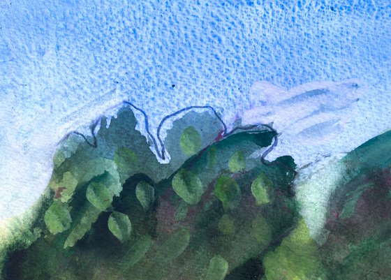 Pink Cottage in the Forest