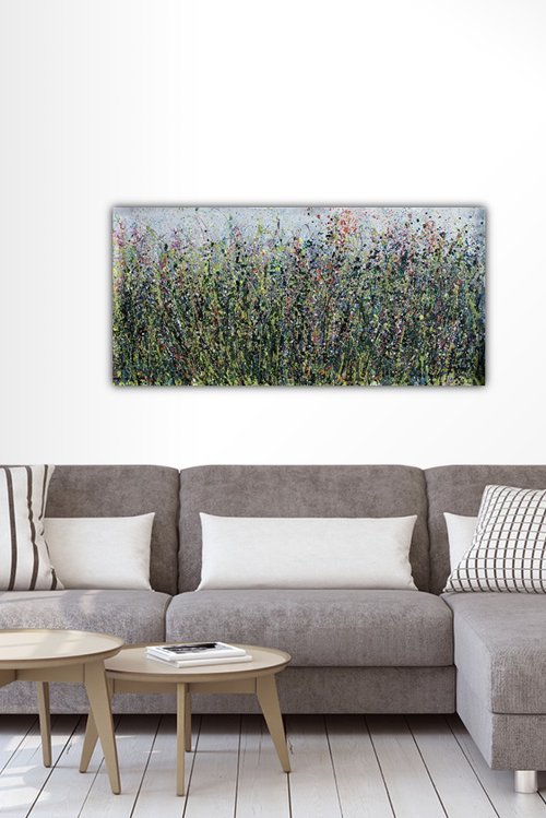 Splattered Bloomscape by Lena Owens