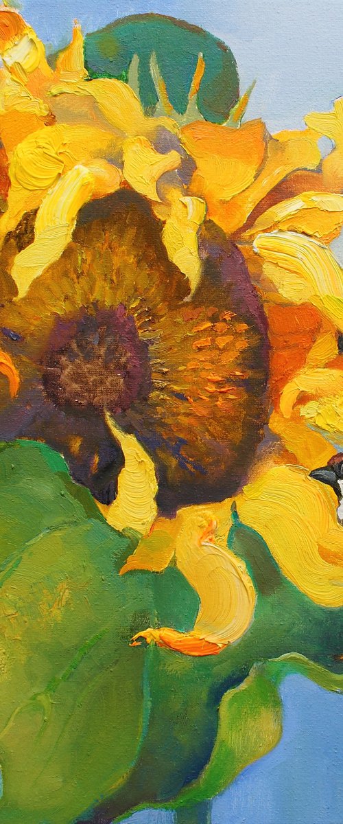 Summer day on Sunflower by Anastasiia Grygorieva