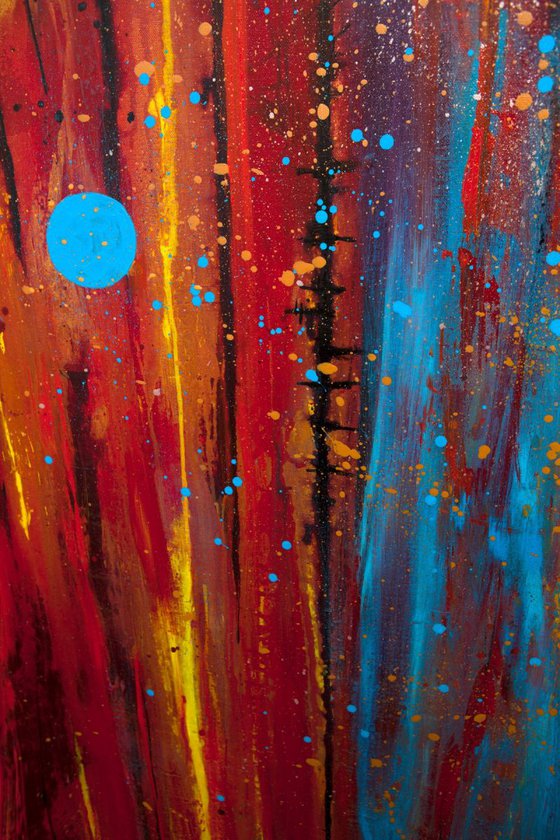 BLUE  MOON  large 140x70 cm