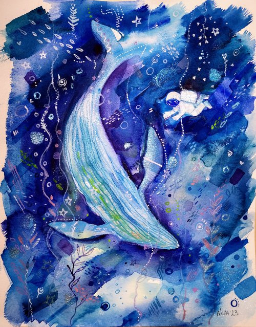 Whale Constellation by Jelena Nova