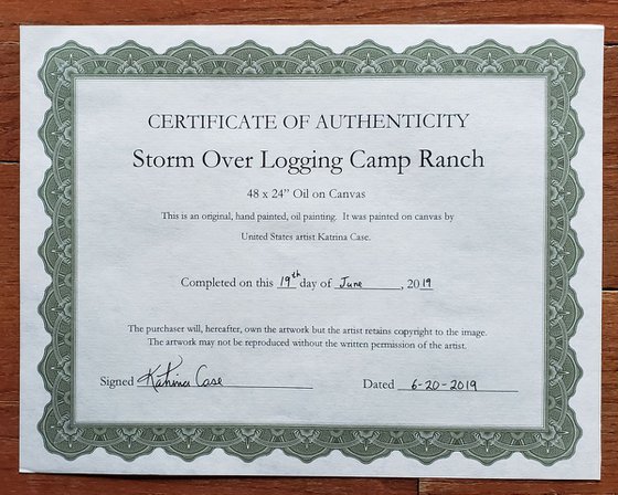 Landscape - Storm Over Logging Camp Ranch